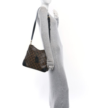 LOUIS VUITTON Monogram Odeon MM Black