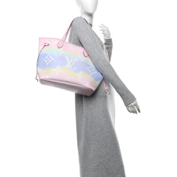 LOUIS VUITTON Monogram Escale Neverfull MM Pastel