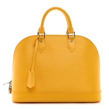 LOUIS VUITTON Epi Alma PM Citron