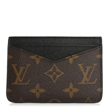 LOUIS VUITTON Monogram Macassar Neo Porte-Cartes Card Holder