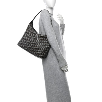 GOYARD Goyardine Boheme Hobo Black