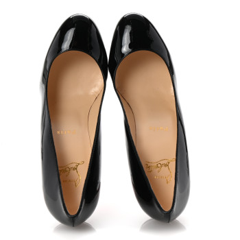 CHRISTIAN LOUBOUTIN Patent Fifi 85 Pumps 37.5 Black