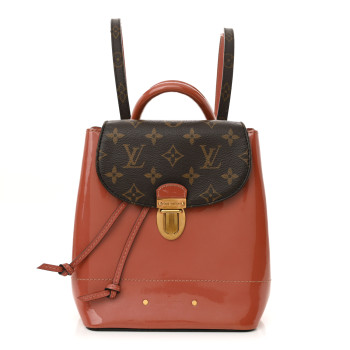 LOUIS VUITTON Patent Monogram Hot Springs Backpack Vieux Rose