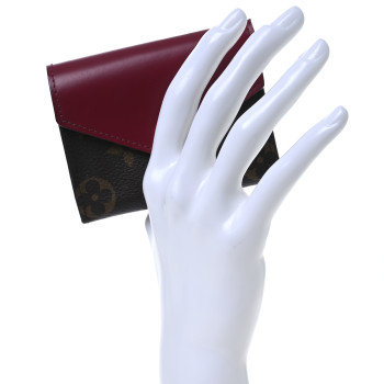 LOUIS VUITTON Monogram Zoe Wallet Fuchsia