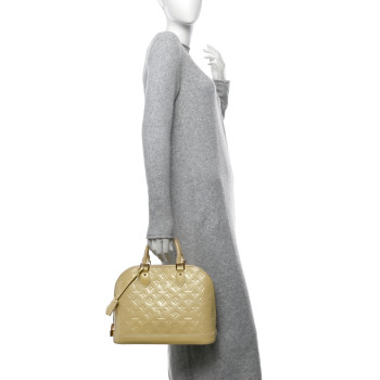 LOUIS VUITTON Vernis Alma PM Blanc Corail