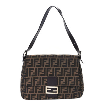 FENDI Zucca Mama Baguette Tobacco