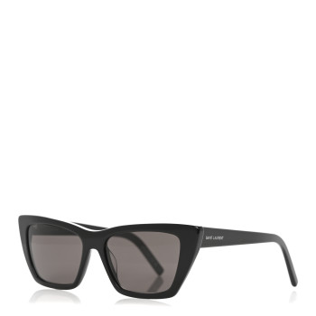 SAINT LAURENT Acetate Mica Cat Eye Sunglasses SL 276 Black