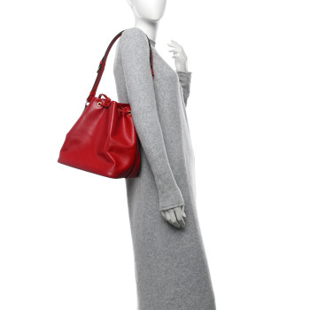 LOUIS VUITTON Epi Petit Noe Castillan Red