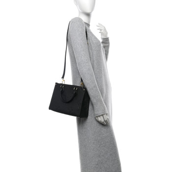 LOUIS VUITTON Empreinte Monogram Giant Onthego PM Black