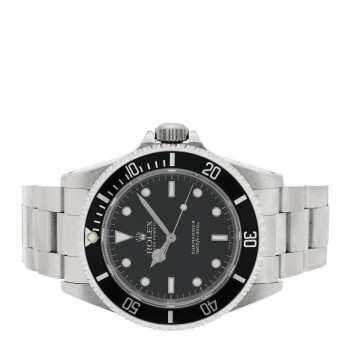 ROLEX Stainless Steel 40mm Oyster Perpetual Submariner Watch Black 14060