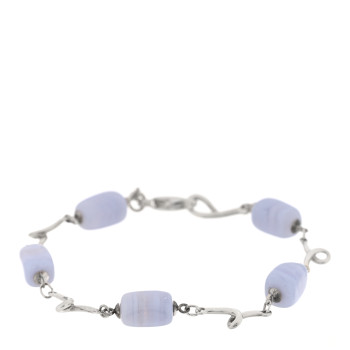 TIFFANY Sterling Silver Blue Lace Agate Bracelet