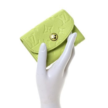 LOUIS VUITTON Empreinte Rosalie Coin Purse Zesty Lime