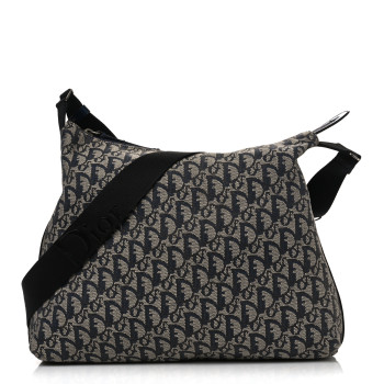 CHRISTIAN DIOR Monogram Messenger Blue