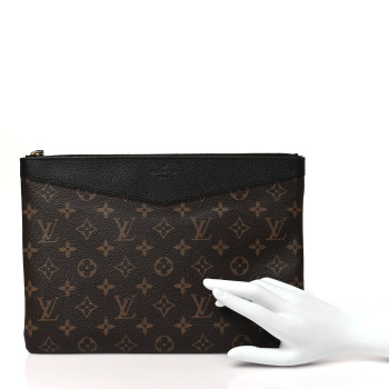 LOUIS VUITTON Monogram Daily Pouch Black