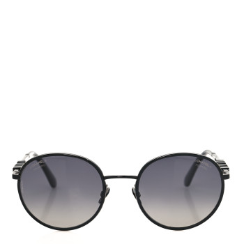 CHANEL Metal Pantos Sunglasses 4282 Black
