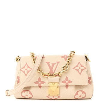 LOUIS VUITTON Empreinte Monogram Giant Favorite Creme Rose Trianon