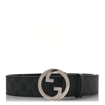 GUCCI GG Supreme Monogram Blondie 40mm Belt  90 36 Black