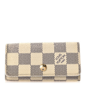 LOUIS VUITTON Damier Azur Multicles 4 Key Holder