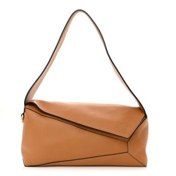 LOEWE Calfskin Puzzle Hobo Warm Desert