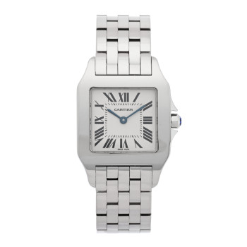 CARTIER Stainless Steel 26mm Santos Demoiselle Quartz Watch
