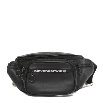 ALEXANDER WANG Lambskin Attica Mini Belt Bag Black