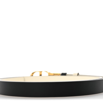CHRISTIAN DIOR Calfskin 30 Montaigne Reversible Belt 90 36 Black Multicolor