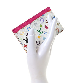 LOUIS VUITTON LV X TM Monogram Multicolor Card Holder Kawaii Pink