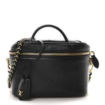 LOUIS VUITTON Monogram Ink Vanity PM Black