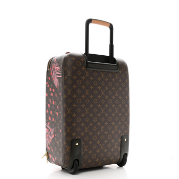 LOUIS VUITTON Monogram Jungle Dots Pegase Legere 55 Sugar Pink Poppy