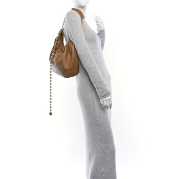 LOEWE Nappa Small Squeeze Bag Oak