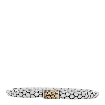 JOHN HARDY Sterling Silver 18K Yellow Gold 6mm Dot Bracelet