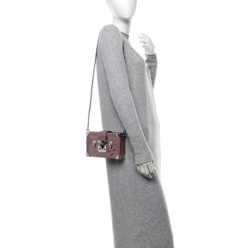 LOUIS VUITTON Epi Petite Malle Rose Gold