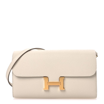 HERMES Epsom Constance Long To Go Wallet Craie