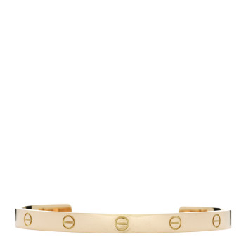 CARTIER 18K Yellow Gold LOVE Bracelet 21