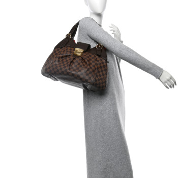 LOUIS VUITTON Damier Ebene Sistina GM