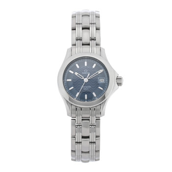 OMEGA Stainless Steel 25mm Seamaster Quartz Watch Blue 2581.81