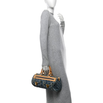 LOUIS VUITTON Monogram Denim Neo Speedy Blue