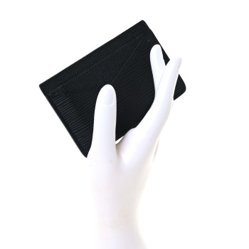 LOUIS VUITTON Epi Neo Porte-Cartes Card Holder Black