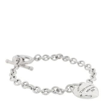 TIFFANY Sterling Silver Return to Tiffany Full Heart Toggle Bracelet