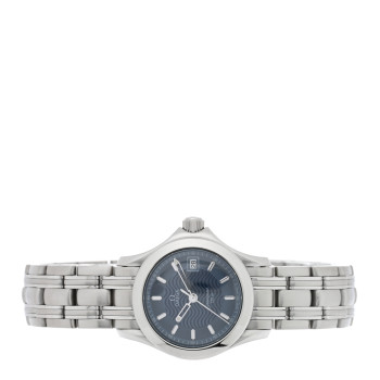 OMEGA Stainless Steel 25mm Seamaster Quartz Watch Blue 2581.81