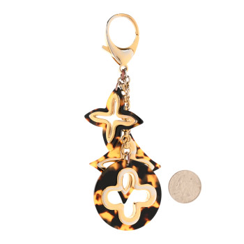 LOUIS VUITTON Insolence Bag Charm Ecaille