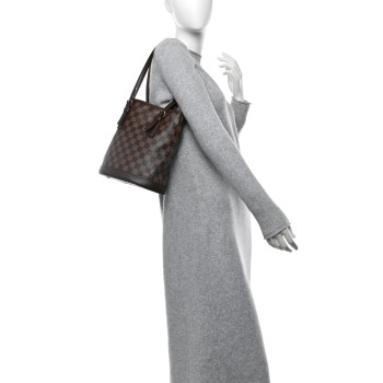 LOUIS VUITTON Damier Ebene Marais Bucket 23
