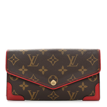 LOUIS VUITTON Monogram Sarah Retiro Wallet Cherry