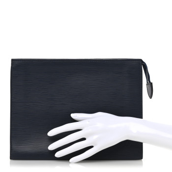 LOUIS VUITTON Epi Toiletry Pouch 26 Indigo
