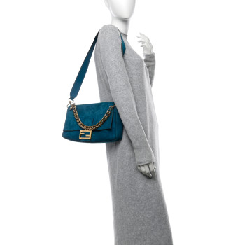 FENDI Chamois Large Baguette Ottanio