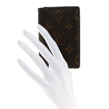 LOUIS VUITTON Monogram Pocket Organizer Card Holder NM