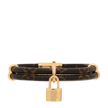 LOUIS VUITTON Monogram Keep it Twice Bracelet 19