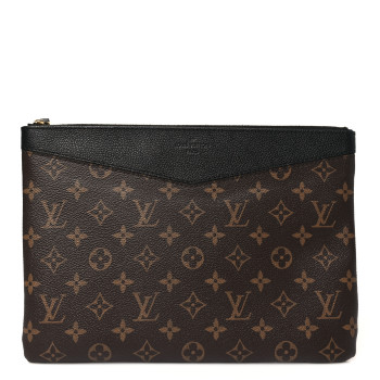 LOUIS VUITTON Monogram Daily Pouch Black
