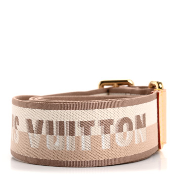 LOUIS VUITTON Jacquard Speedy Bandouliere 20 Shoulder Strap Beige