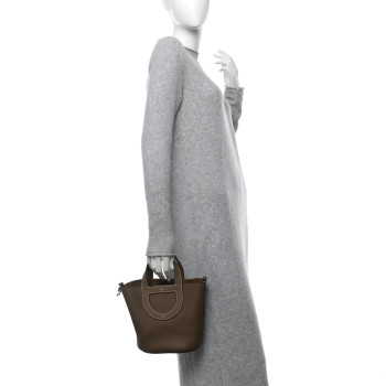 HERMES Taurillon Clemence Swift In-The-Loop 18 Bag Etoupe